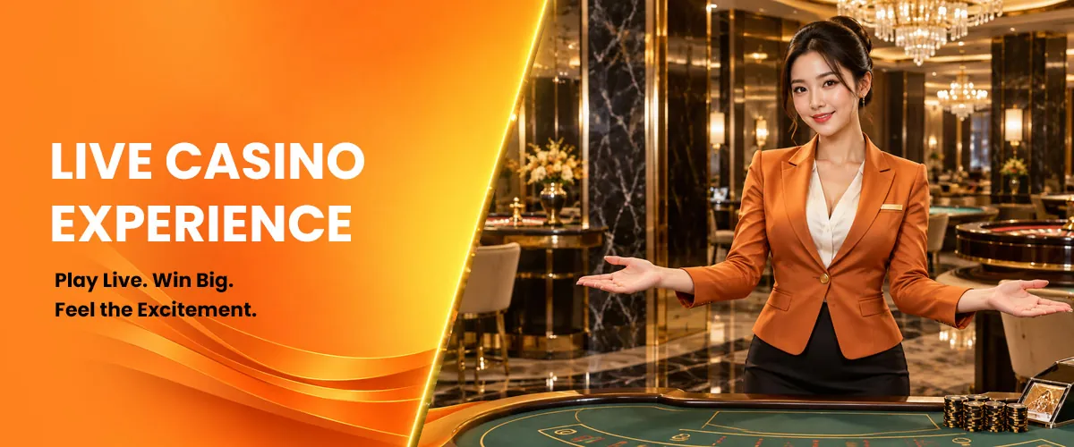 Live Casino Experience - Play Live. Win Big.